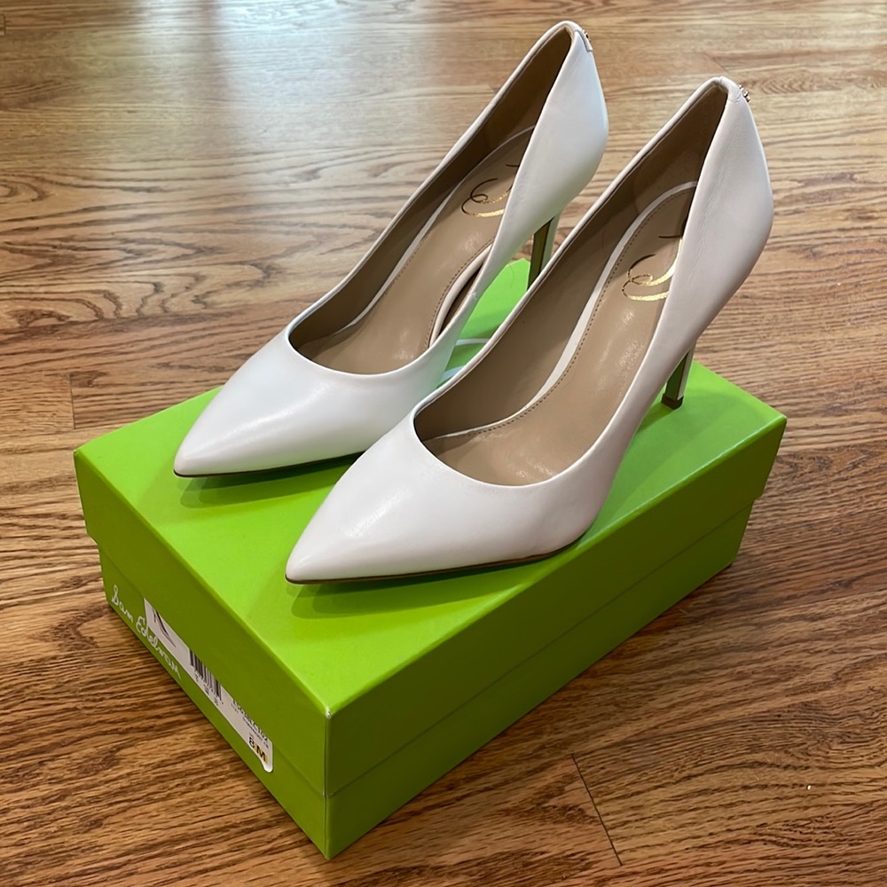 Sam Edelman white pumps NWT